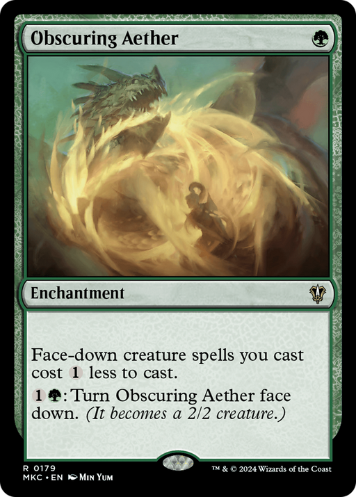 Obscuring Aether (MKC-179) - Murders at Karlov Manor Commander - for just $0.08! 