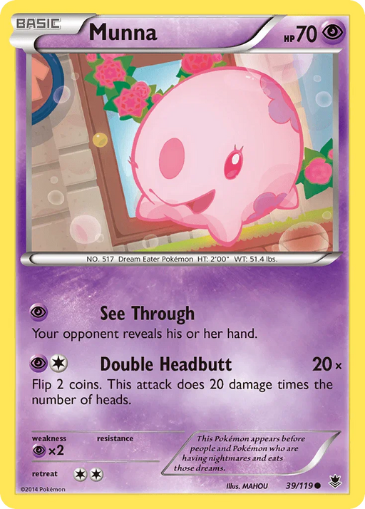 Munna (39/119) [XY: Phantom Forces] - for just $0.15! 