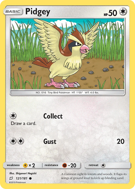 Pidgey (121/181) [Sun & Moon: Team Up] - for just $0.10! 