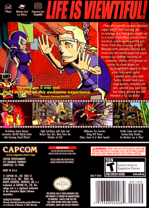 Viewtiful Joe – GameCube - for just $37.99! 