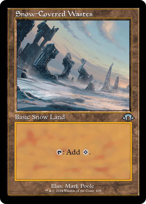 Snow-Covered Wastes (Retro Frame) (MH3-439) - Modern Horizons 3 - for just $0.12! 