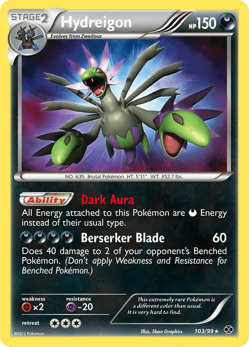 Hydreigon (103/99) [Black & White: Next Destinies] - for just $76.05! 