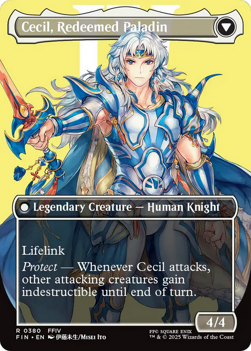 Cecil, Dark Knight (Borderless) (FIN-380) - FINAL FANTASY (Borderless) Foil - for just $1.24! 
