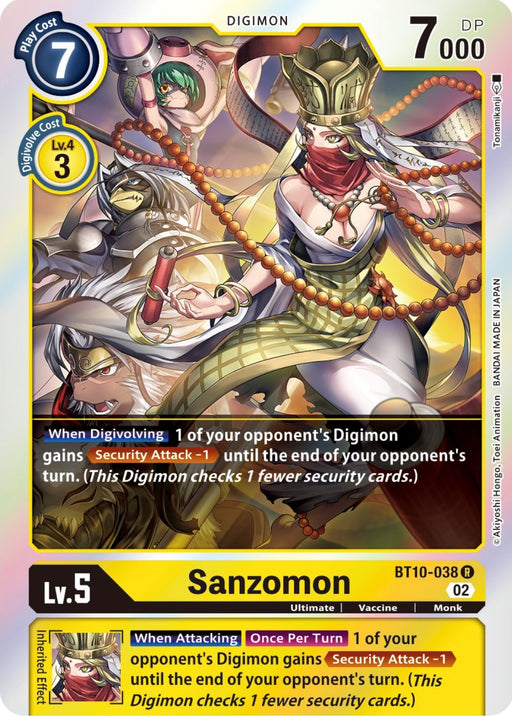 Sanzomon [BT10-038] [Xros Encounter] - Just $0.09! Shop now at Retro Gaming of Denver