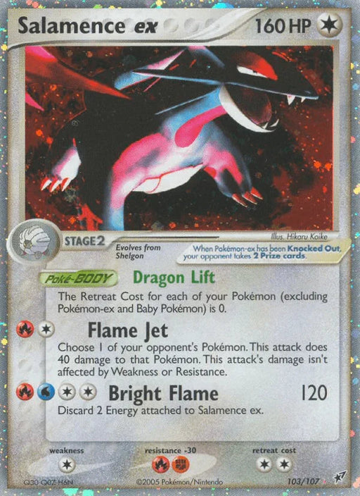 Salamence ex (103/107) [EX: Deoxys] - for just $76.80! 