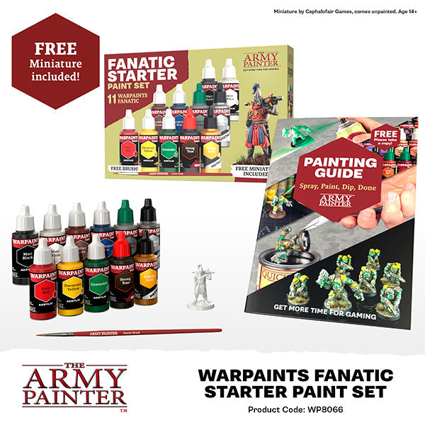 Army Painter Warpaints Fanatic: Starter Paint Set - for just $39.99! 