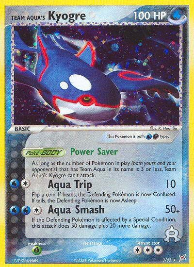 Team Aqua's Kyogre (3/95) [EX: Team Magma vs Team Aqua] - Just $10.95! Shop now at Retro Gaming of Denver