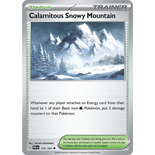 Calamitous Snowy Mountain (174/193) [Scarlet & Violet: Paldea Evolved] - Just $0.05! Shop now at Retro Gaming of Denver