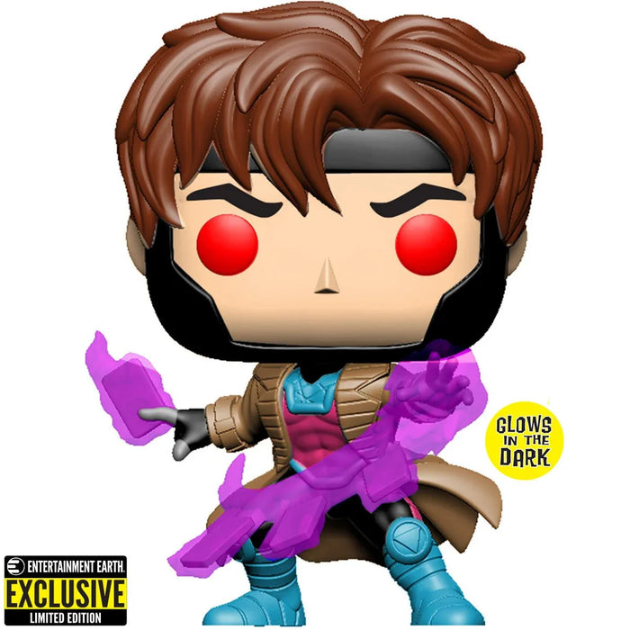 Funko Pop! X-Men: Gambit Glow-in-the-Dark - Entertainment Earth Exclusive - for just $13.99! 