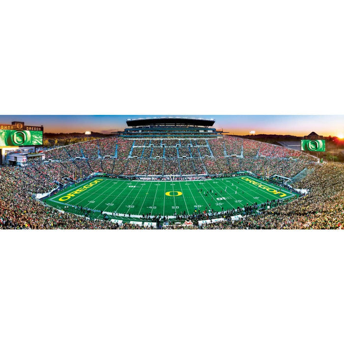 Oregon Ducks - 1000 Piece Panoramic Jigsaw Puzzle - for just $19.99! 