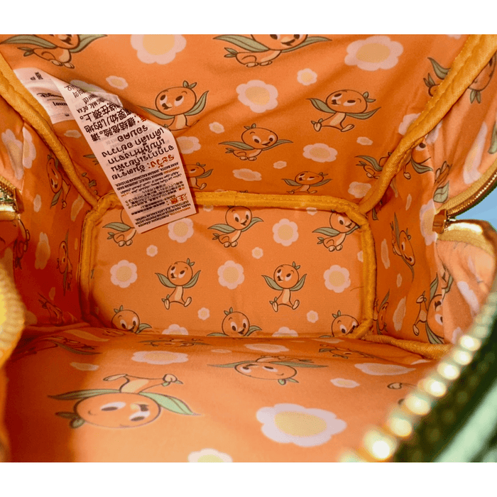 Loungefly Disney Parks Florida Orange Bird Mini Backpack Corduroy Bag - for just $70! 