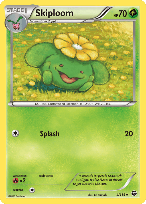 Skiploom (4/114) [XY: Steam Siege] - for just $0.10! 