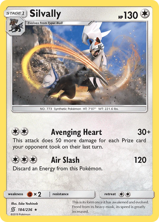 Silvally (184/236) [Sun & Moon: Unified Minds] - for just $0.85! 