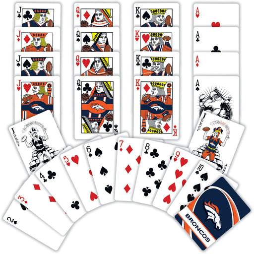 Denver Broncos Playing Cards - 54 Card Deck - Just $6.99! Shop now at Retro Gaming of Denver