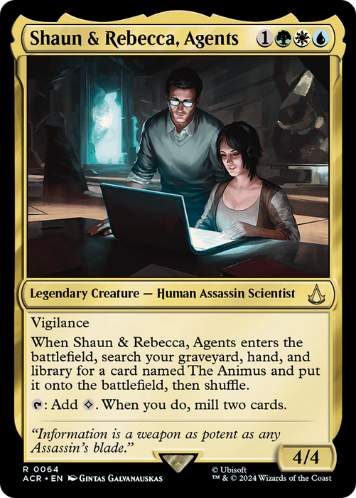 Shaun & Rebecca, Agents (ACR-064) - Assassin's Creed - for just $0.08! 