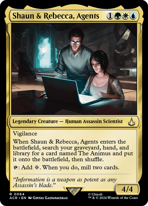 Shaun & Rebecca, Agents (ACR-064) - Assassin's Creed - for just $0.08! 