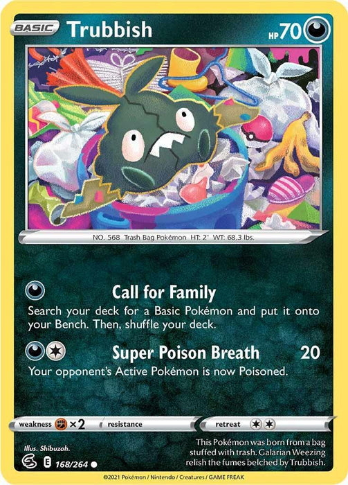 Trubbish (168/264) [Sword & Shield: Fusion Strike] - for just $0.10! 