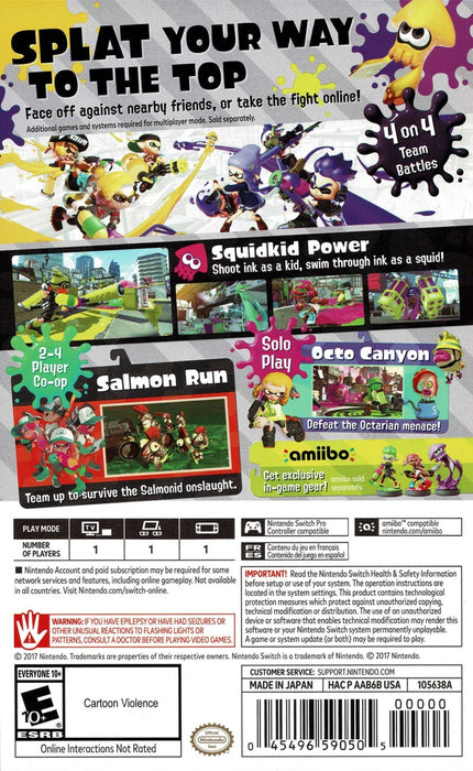 Splatoon 2 [Starter Pack]– Nintendo Switch (NS) - for just $21.99! 