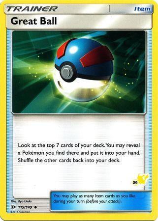 Great Ball (119/149) (Pikachu Stamp #29) [Battle Academy 2020] - for just $0.10! 