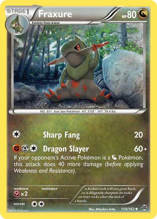 Fraxure (110/162) [XY: BREAKthrough] - for just $0.10! 