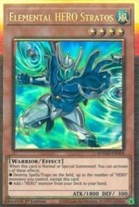 Elemental HERO Stratos (Alternate Art) [MAGO-EN004] Gold Rare - for just $2.25! 