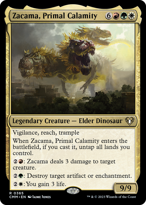 Zacama, Primal Calamity (CMM-365) - Commander Masters - for just $0.37! 