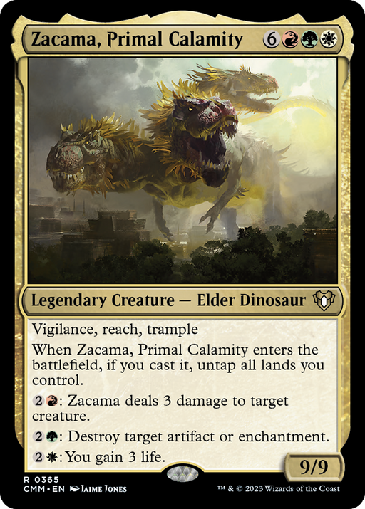 Zacama, Primal Calamity (CMM-365) - Commander Masters - for just $0.48! 