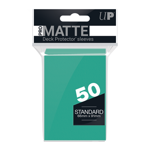 Ultra PRO: Standard 50ct Sleeves - PRO-Matte (Aqua) - Just $0! Shop now at Retro Gaming of Denver