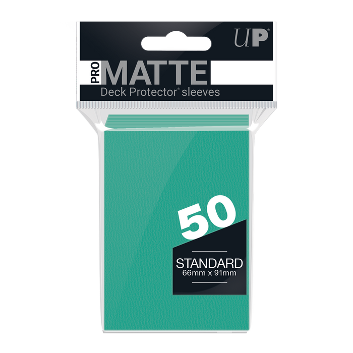 Ultra PRO: Standard 50ct Sleeves - PRO-Matte (Aqua) - Just $0! Shop now at Retro Gaming of Denver