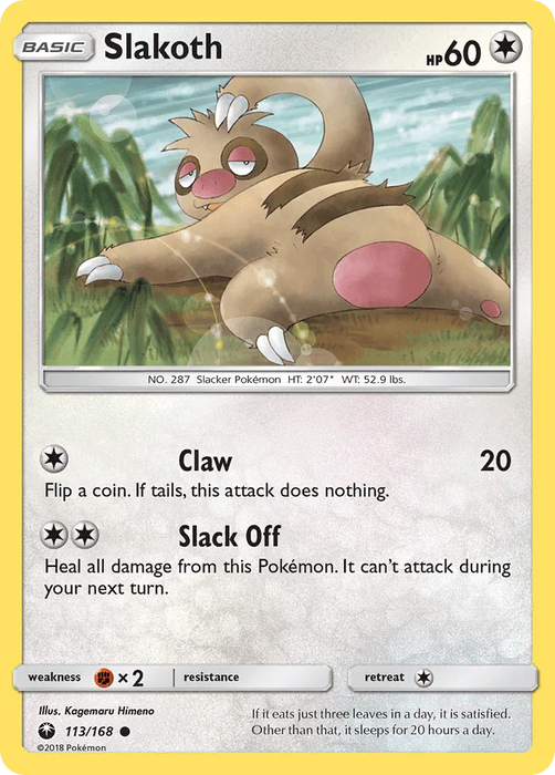 Slakoth (113/168) [Sun & Moon: Celestial Storm] - for just $0.10! 