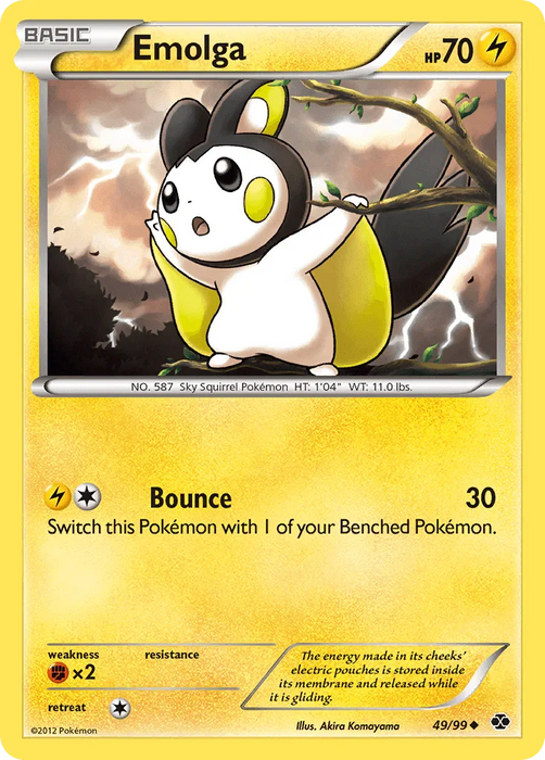 Emolga (49/99) [Black & White: Next Destinies] - for just $0.20! 