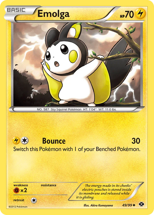 Emolga (49/99) [Black & White: Next Destinies] - for just $0.15! 