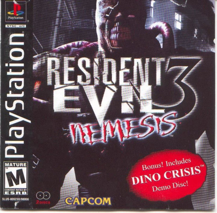 Resident Evil 3: Nemesis [With Dino Crisis Demo] – PlayStation 1 (PS1) - for just $65.99! 