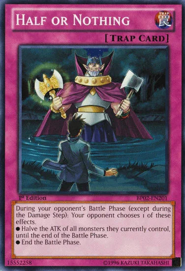 Half or Nothing [BP02-EN201] Mosaic Rare - for just $0.10! 
