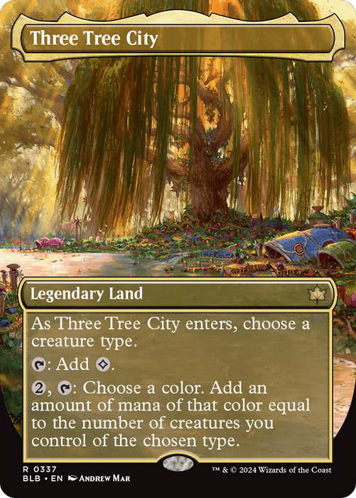 Three Tree City (BLB-337) - Bloomburrow (Borderless) - for just $11.68! 