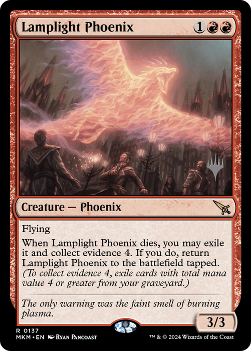 Lamplight Phoenix (PPMKM-137) - Murders at Karlov Manor Promos - for just $0.05! 