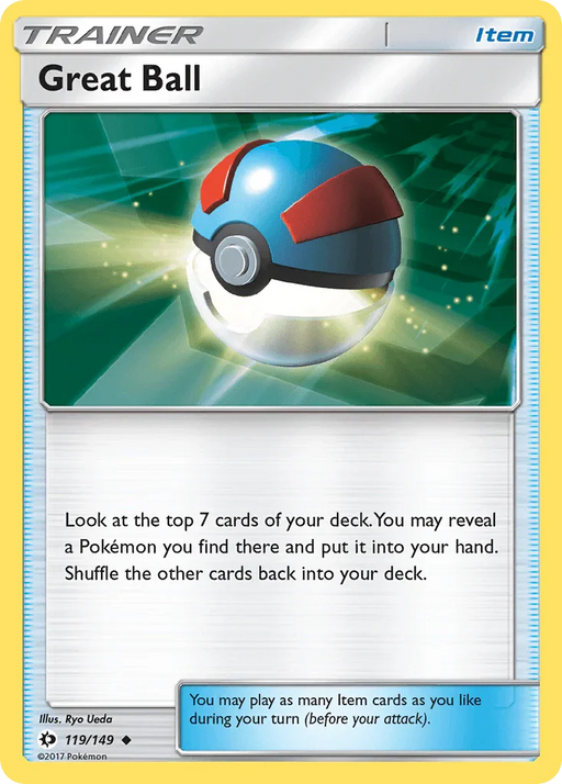 Great Ball (119/149) [Sun & Moon: Base Set] - for just $0.10! 