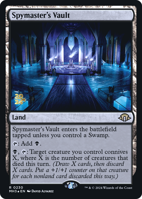 Spymaster's Vault (PRE-230) - Modern Horizons 3 Promos Foil - for just $0.51! 