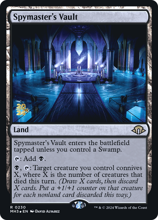 Spymaster's Vault (PRE-230) - Modern Horizons 3 Promos Foil - for just $0.59! 