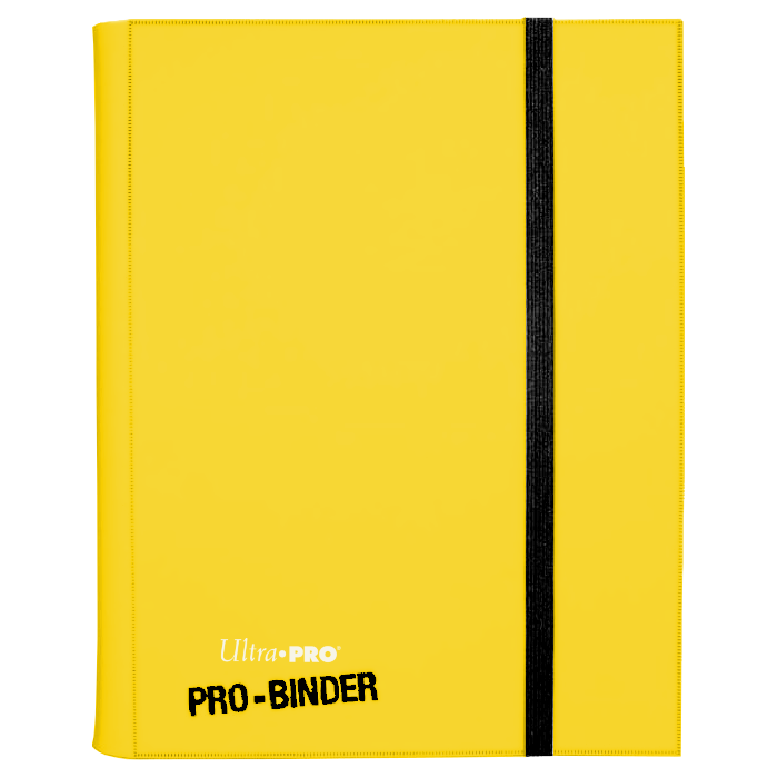 Ultra PRO: 9-Pocket Side-Loading PRO Binder (Yellow) - Just $0! Shop now at Retro Gaming of Denver