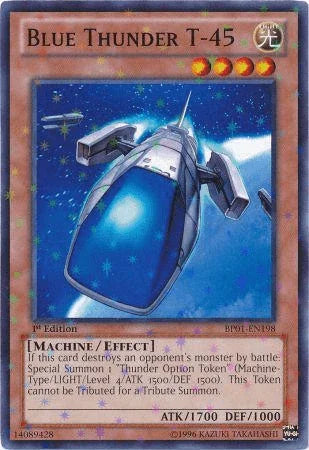 Blue Thunder T-45 [BP01-EN198] Starfoil Rare - for just $0.20! 