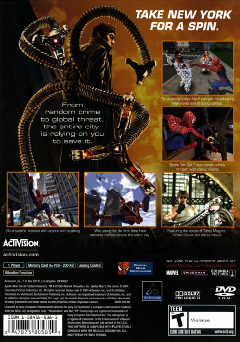 Spider-Man 2 [Greatest Hits] – PlayStation 2 (PS2) - for just $13.99! 