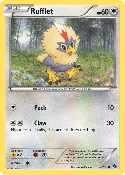 Rufflet (87/98) [Black & White: Emerging Powers] - for just $0.15! 