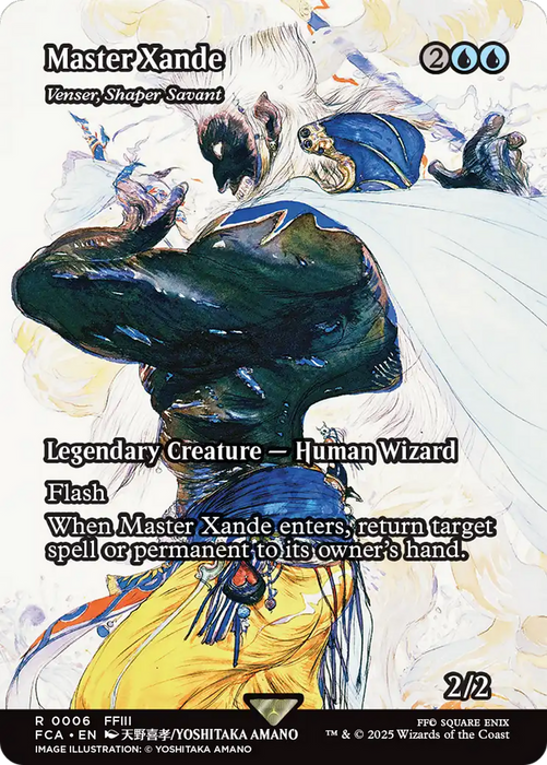Master Xande - Venser, Shaper Savant (Showcase) (FCA-006) - FINAL FANTASY: Through the Ages / Master Xande (Borderless) Foil - for just $2.83! 