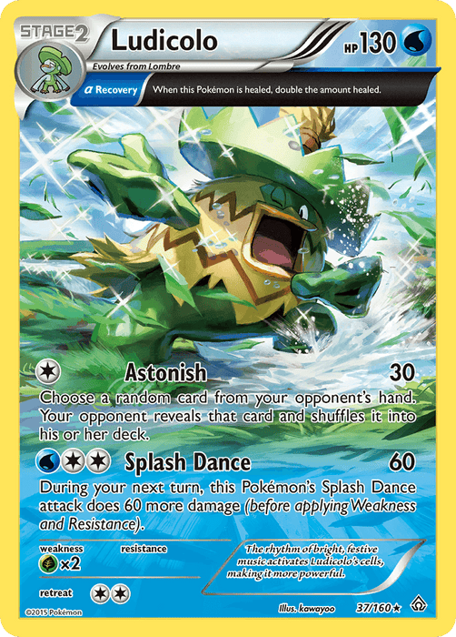 Ludicolo (37/160) [XY: Primal Clash] - for just $0.90! 