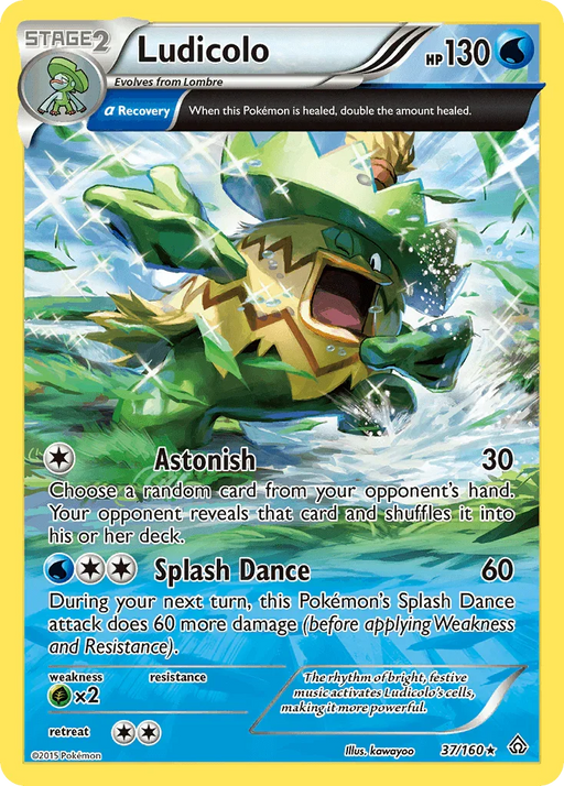 Ludicolo (37/160) [XY: Primal Clash] - for just $1! 