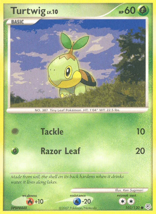 Turtwig (103/130) [Diamond & Pearl: Base Set] - for just $0.25! 