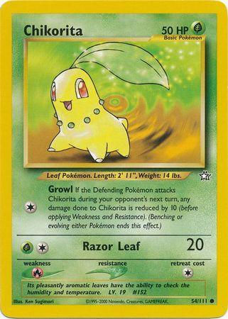 Chikorita (54/111) [Neo Genesis Unlimited] - for just $0.55! 