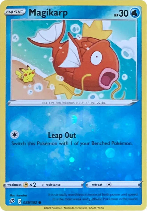 Magikarp (039/192) (Reverse Cosmos Holo) [Sword & Shield: Rebel Clash] - for just $34.25! 