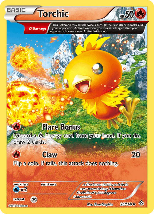 Torchic (26/160) [XY: Primal Clash] - for just $1.45! 